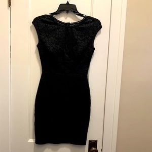 Guess black mini dress